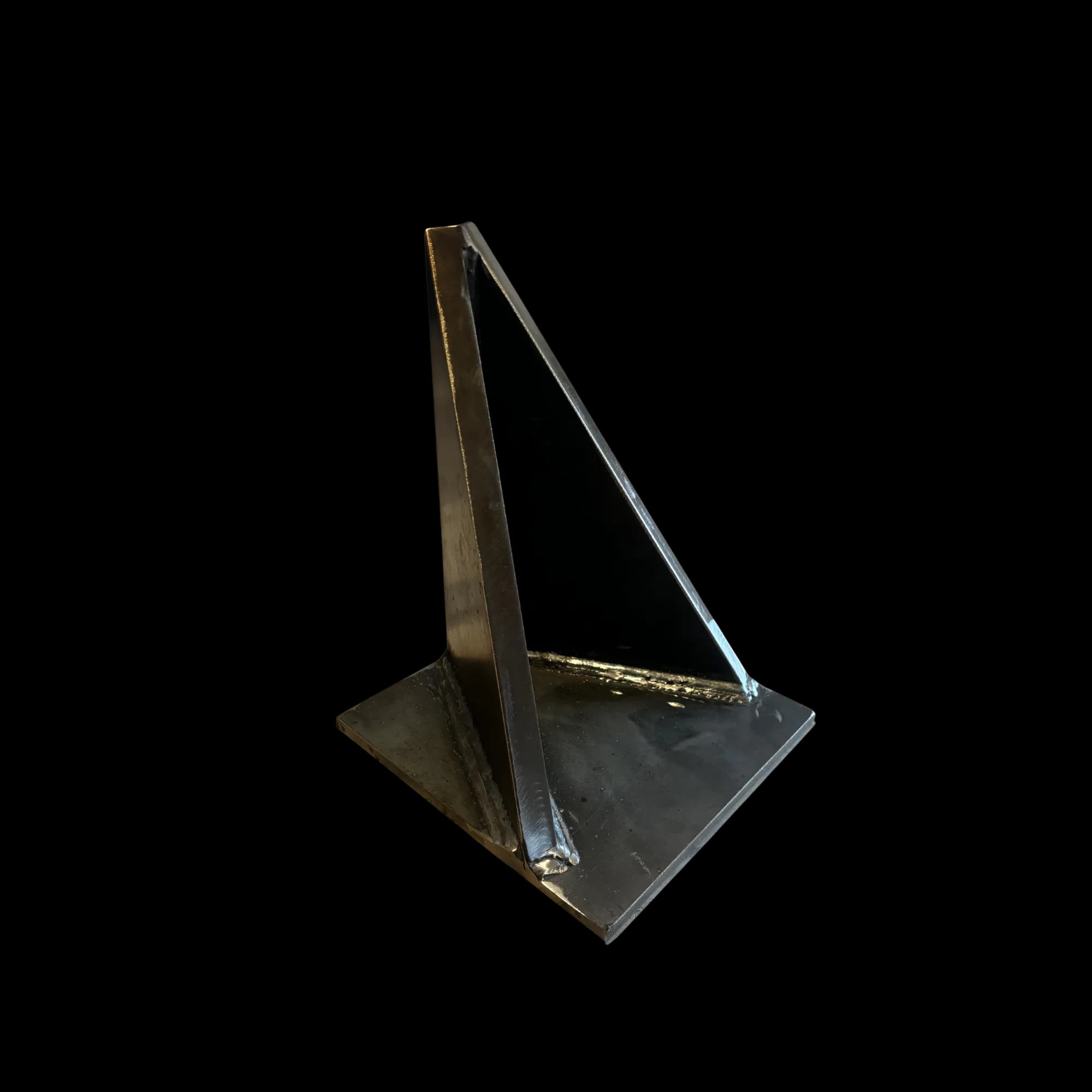 Log Wedge — Detail — Log wedge for a 4-foot excavator log splitter attachment